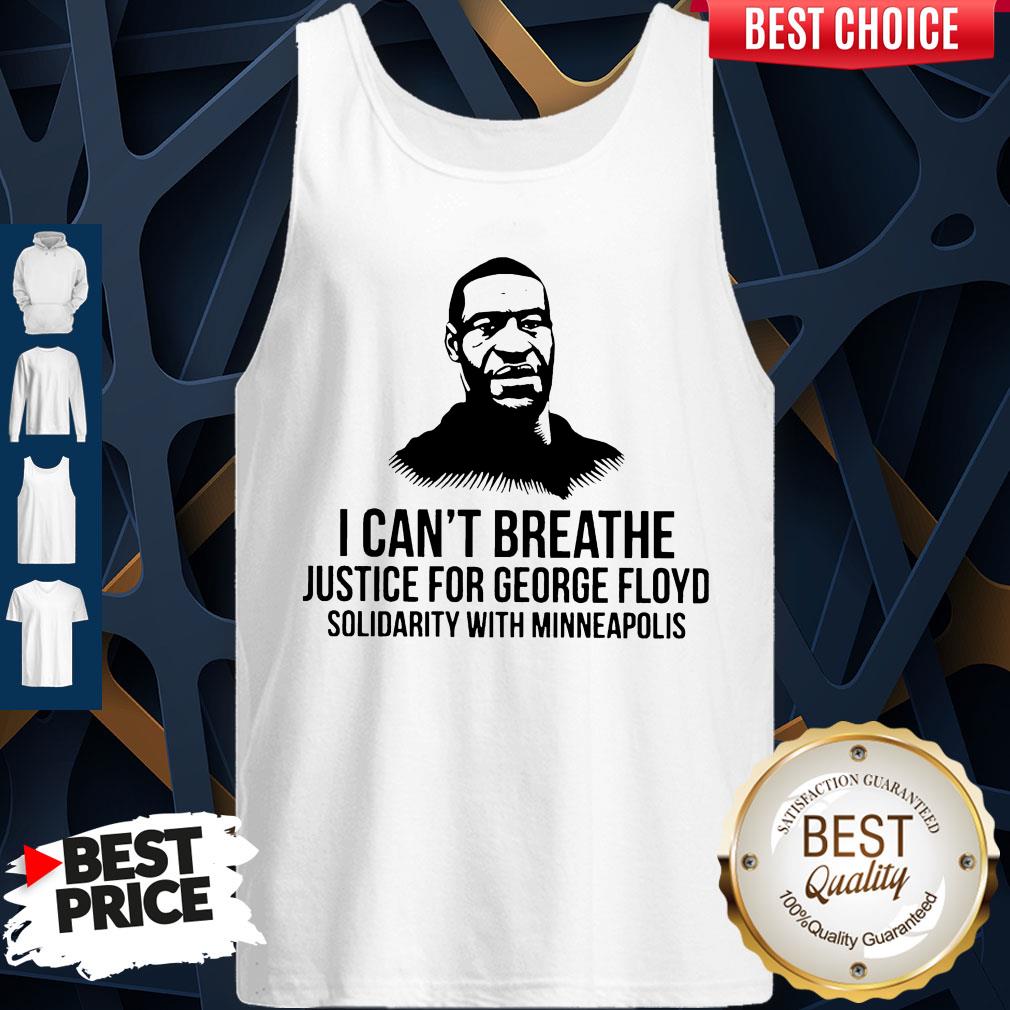 I Can’t Breathe Justice For George Floyd Solidarity With Minneapolis Shirt - Image 4