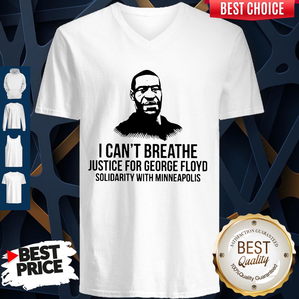 I Can’t Breathe Justice For George Floyd Solidarity With Minneapolis Shirt - Image 3