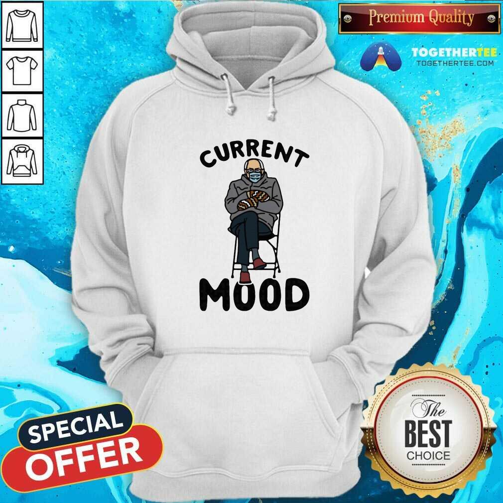 Nice Current Mood Sassy Bernie Sanders White Print T Shirt - Image 2