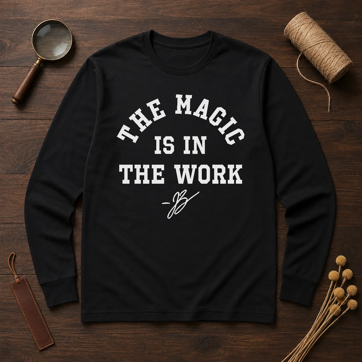 Premium Ben Stiller Jalen Brunson The Magic Is In The Work Signature Shirt - Image 6