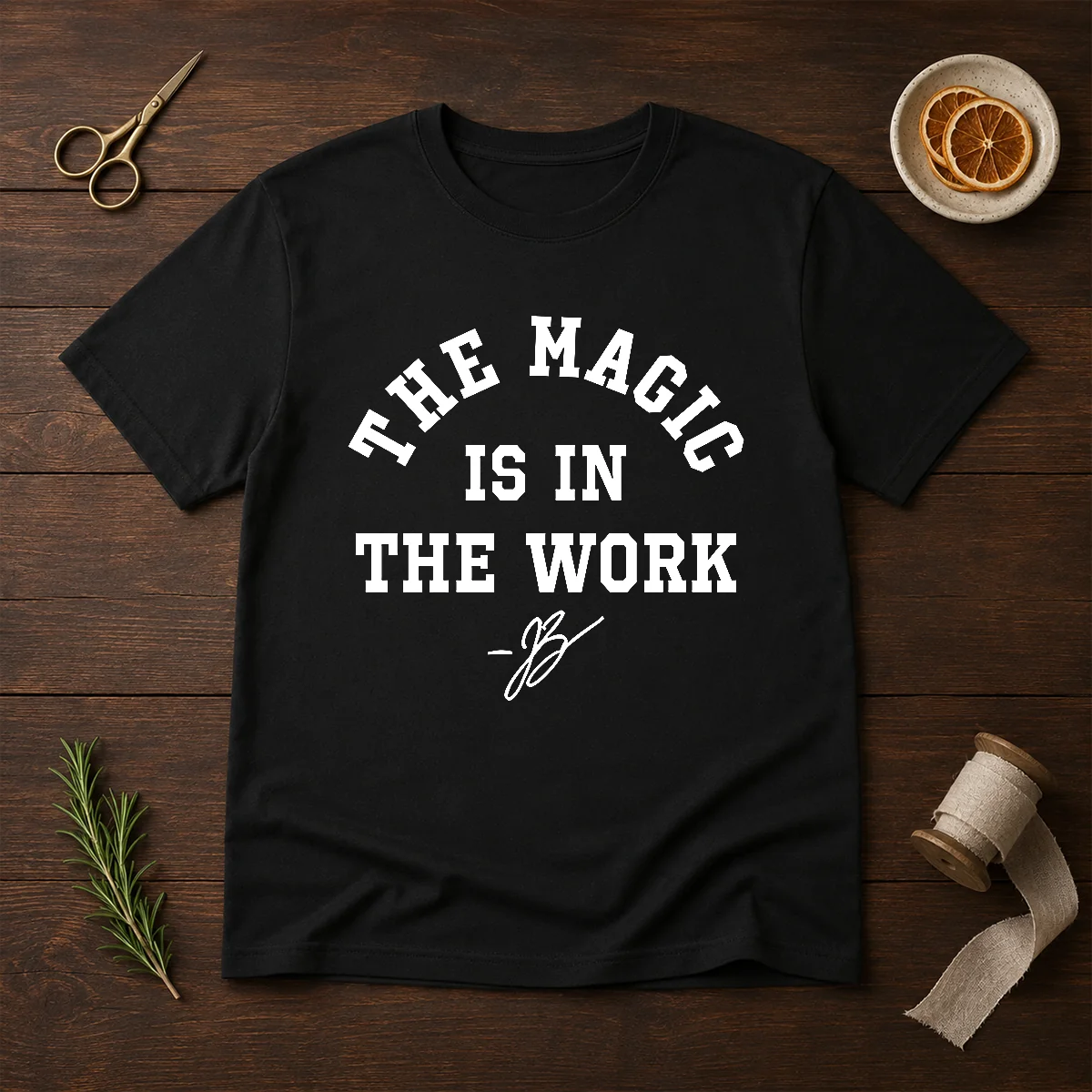 Premium Ben Stiller Jalen Brunson The Magic Is In The Work Signature Shirt