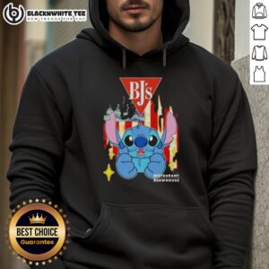 Alternative view of Pretty Stitch Like BJS Restaurants USA Flag T-Shirt