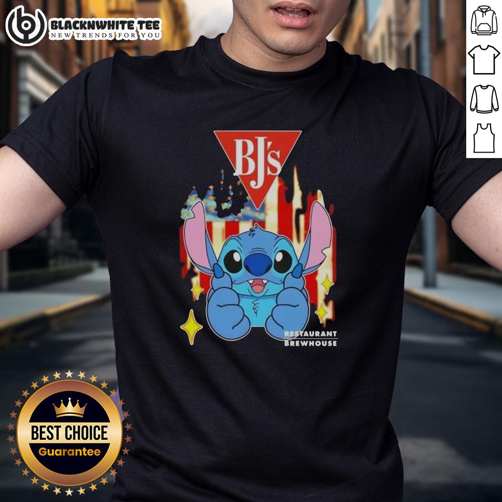 Pretty Stitch Like BJS Restaurants USA Flag T-Shirt