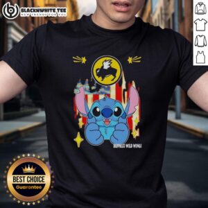 Pretty Stitch Like Buffalo Wild Wings USA Flag T-Shirt