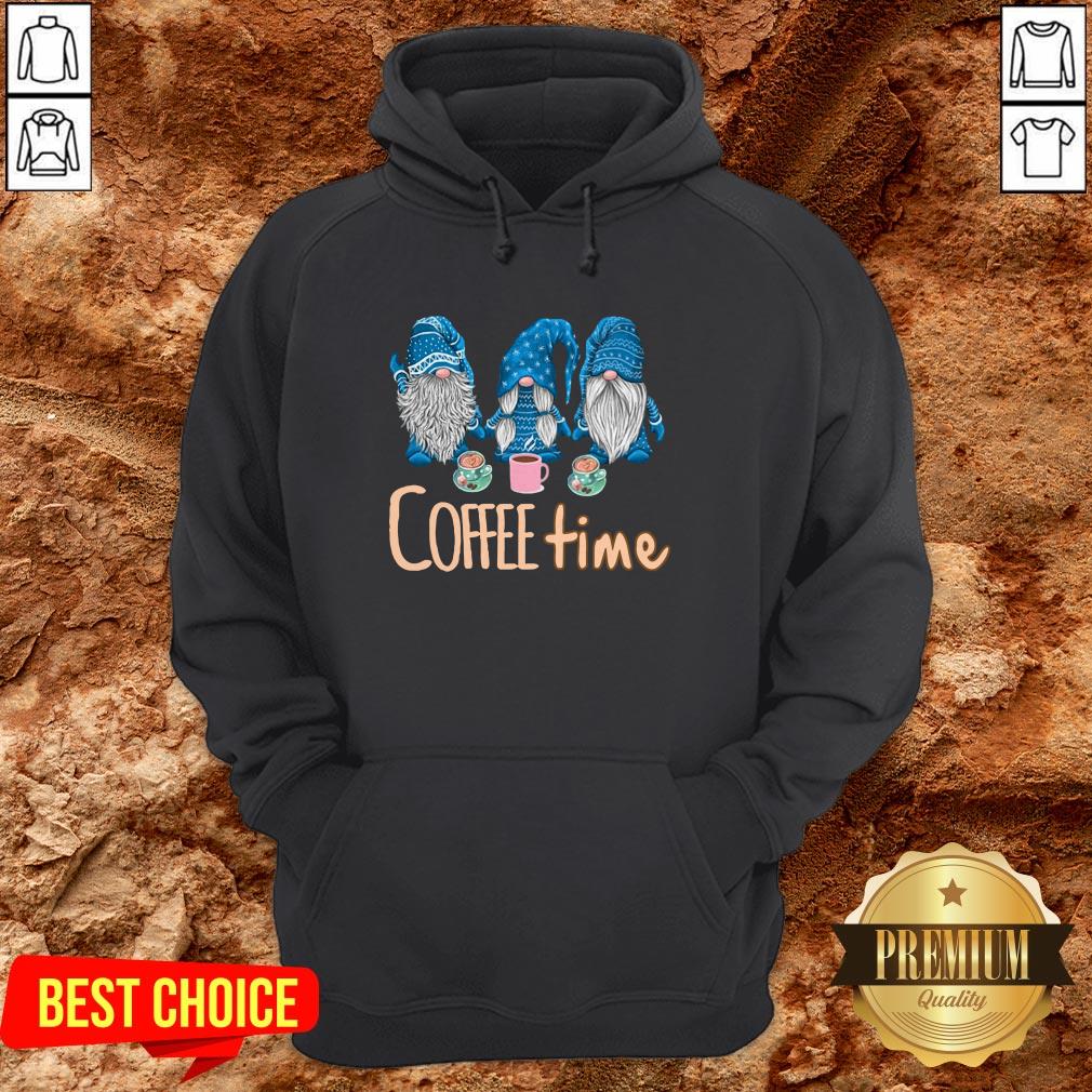 Hot Gnomes Coffee Time Christmas Shirt - Image 5