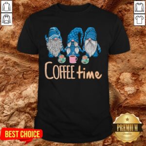 Hot Gnomes Coffee Time Christmas Shirt