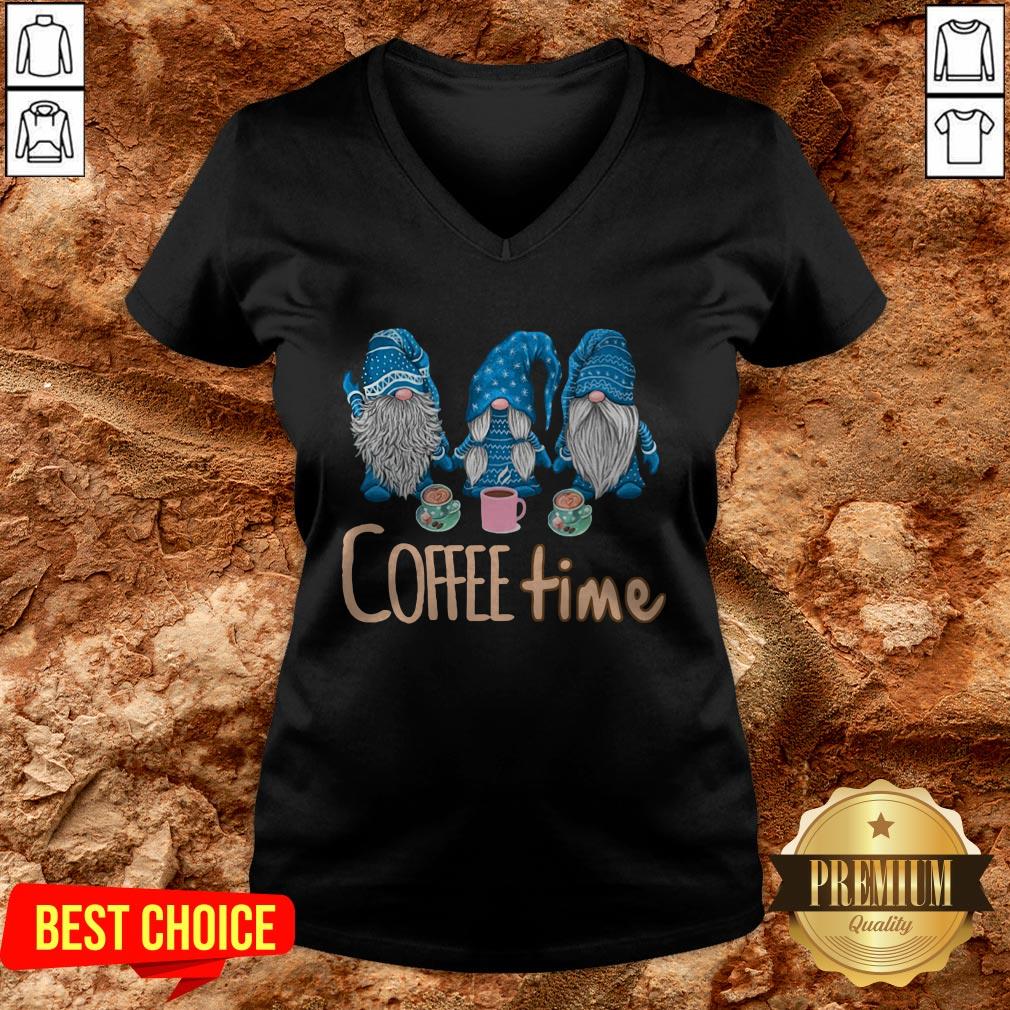 Hot Gnomes Coffee Time Christmas Shirt - Image 2