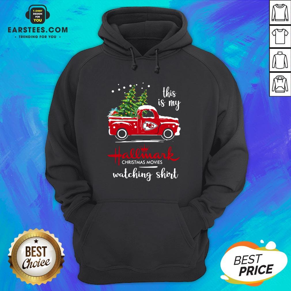 Top Kansas City Chiefs This Is My Hallmark Christmas Movies Watching 2021 Shirt - Image 5