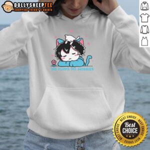 Alternative view of Funny Cat Boy No Plans No Worries T-Shirt