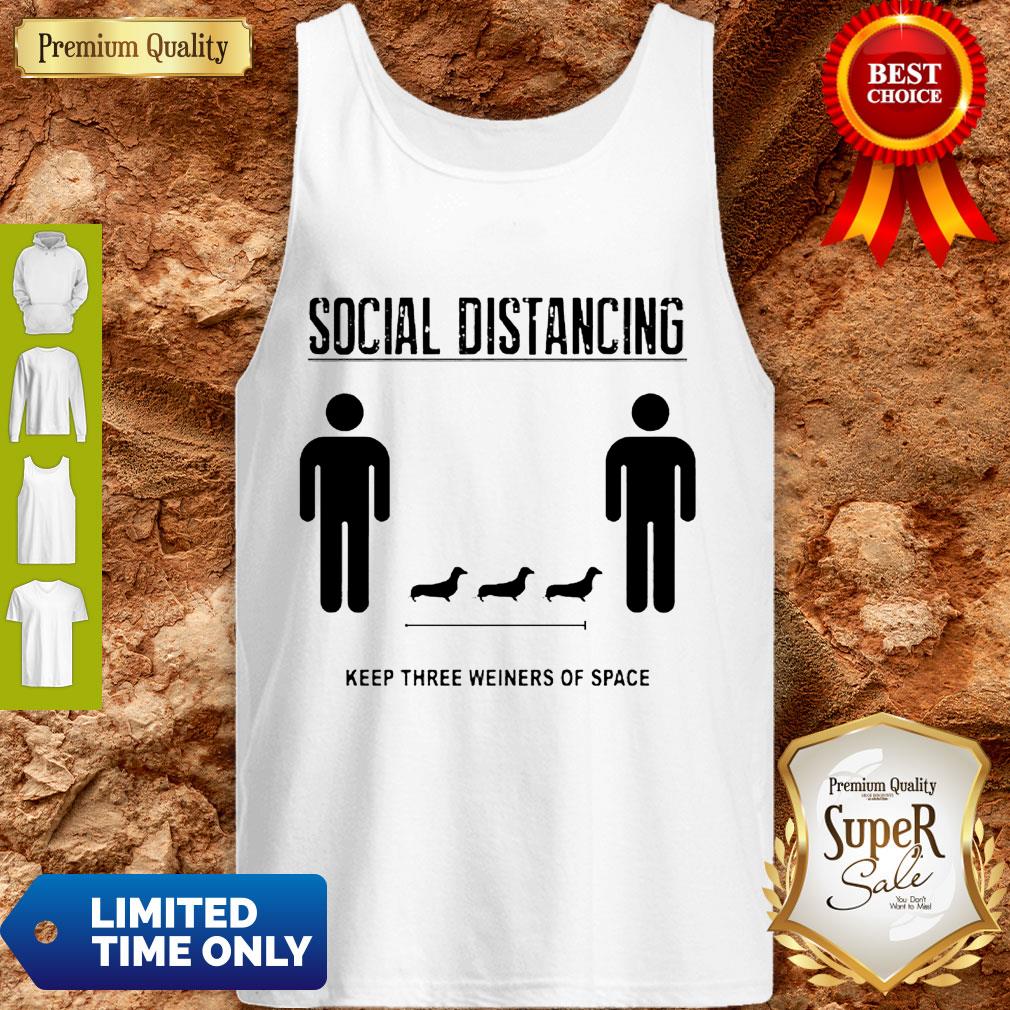 Nice Social Distancing Dachshund Keep Three Weiners Of Space Shirt - Image 4