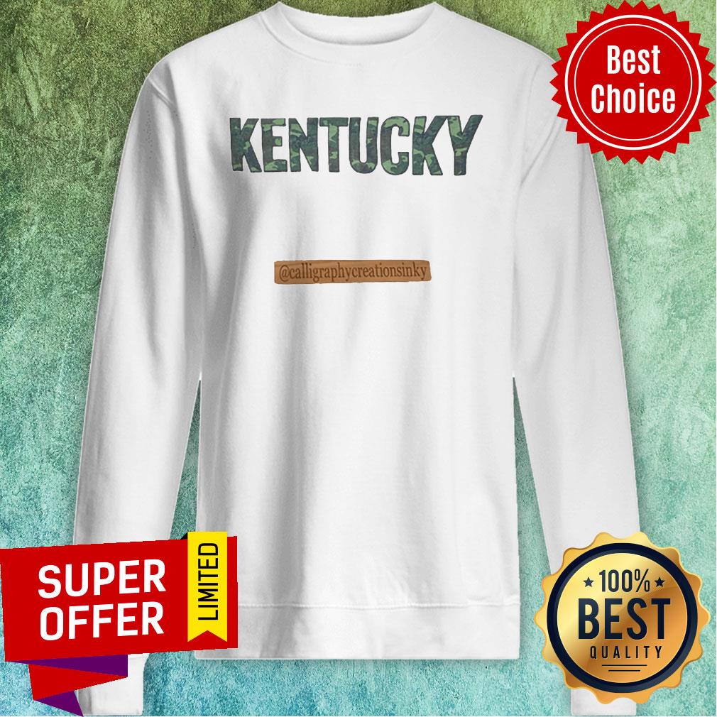 Official Kentucky Calligraphy Creations In Ky Shirt - Image 4