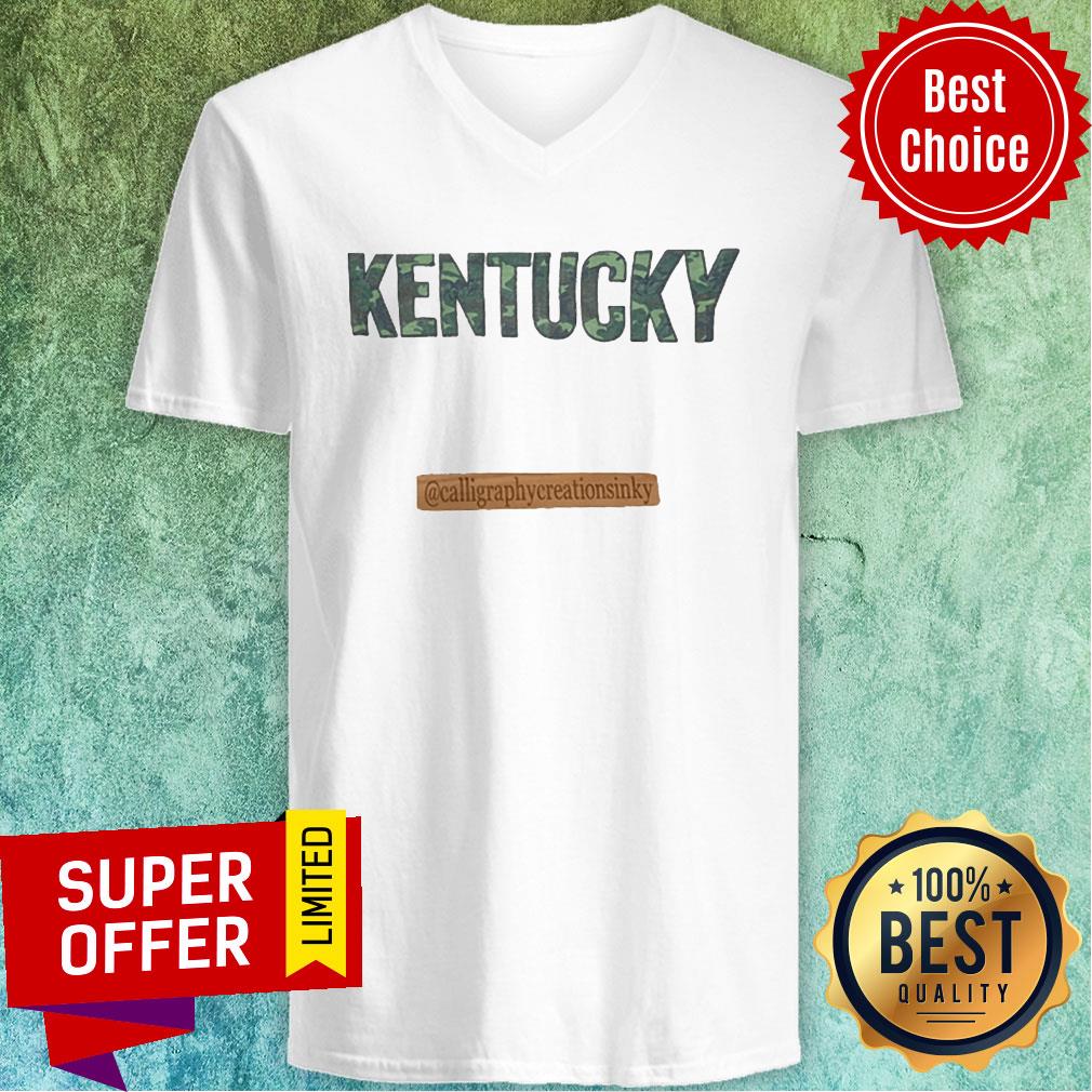 Official Kentucky Calligraphy Creations In Ky Shirt - Image 5