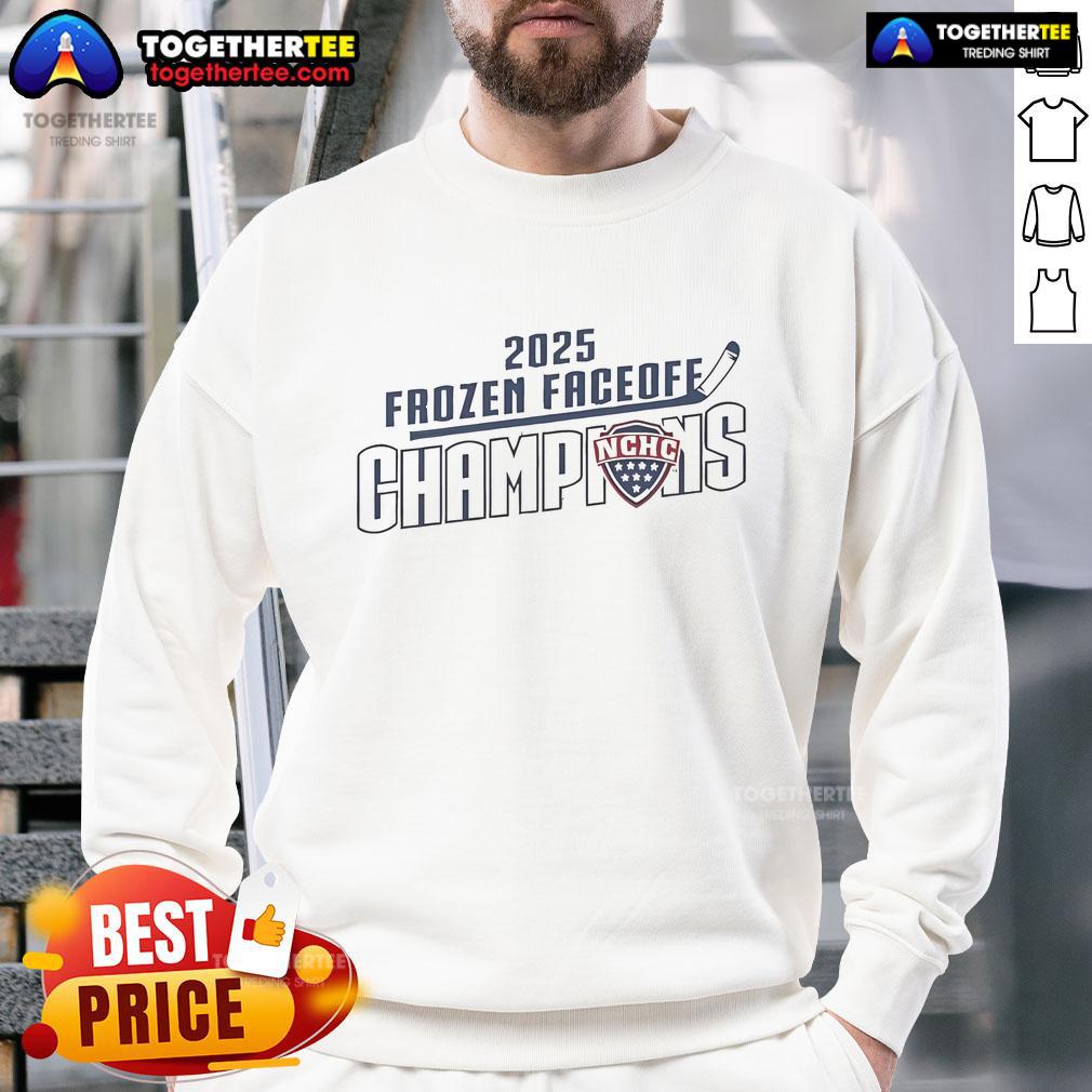 Nice NCHC Frozen Faceoff Champions 2025 T-Shirt - Image 5