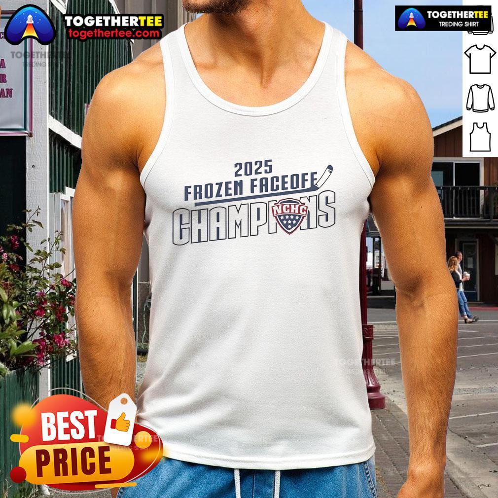 Nice NCHC Frozen Faceoff Champions 2025 T-Shirt - Image 4