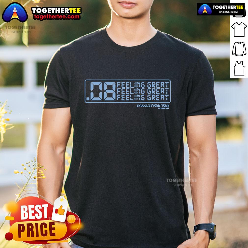 Official Snugglestorm .08 Feeling Great Tour 2024 T-Shirt