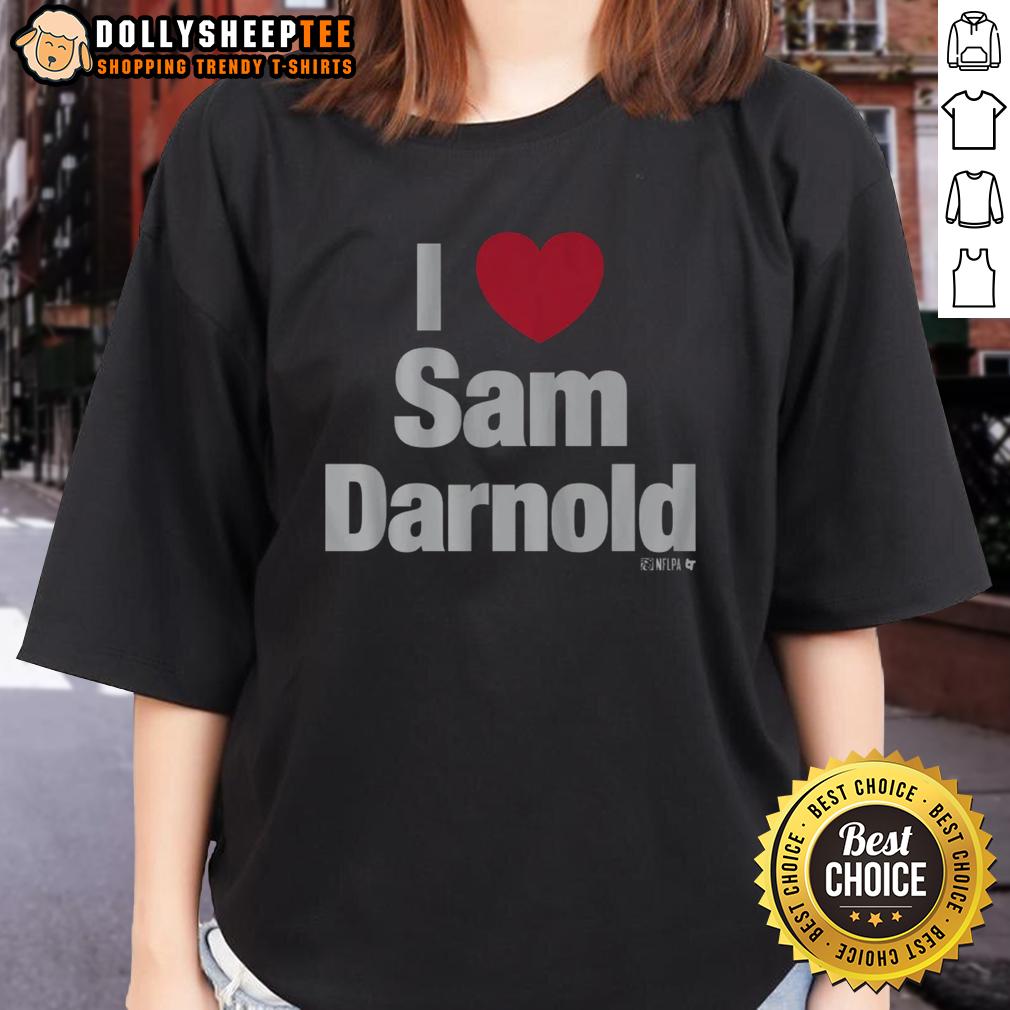 Original I Heart Sam Darnold T-Shirt - Image 3