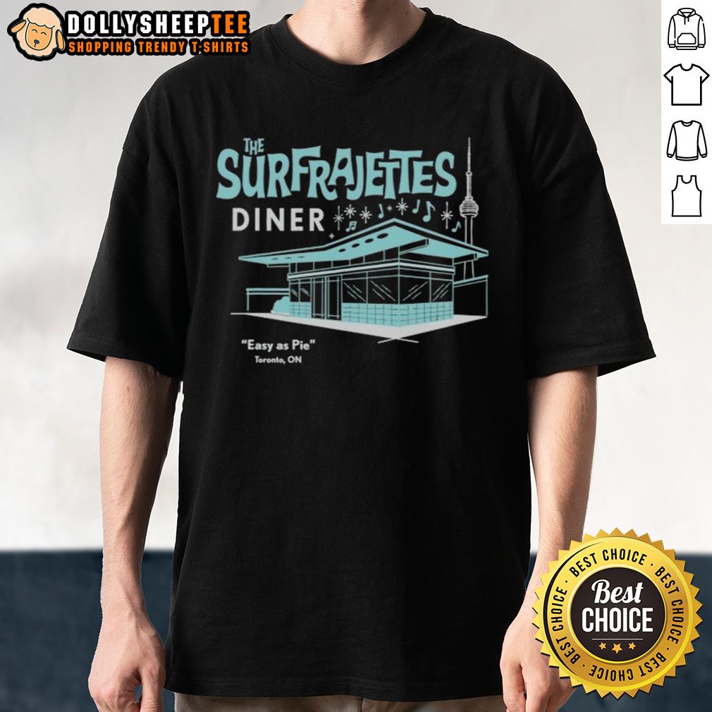 Nice The Surfrajettes Diner Easy As Pie Toronto ON T-Shirt