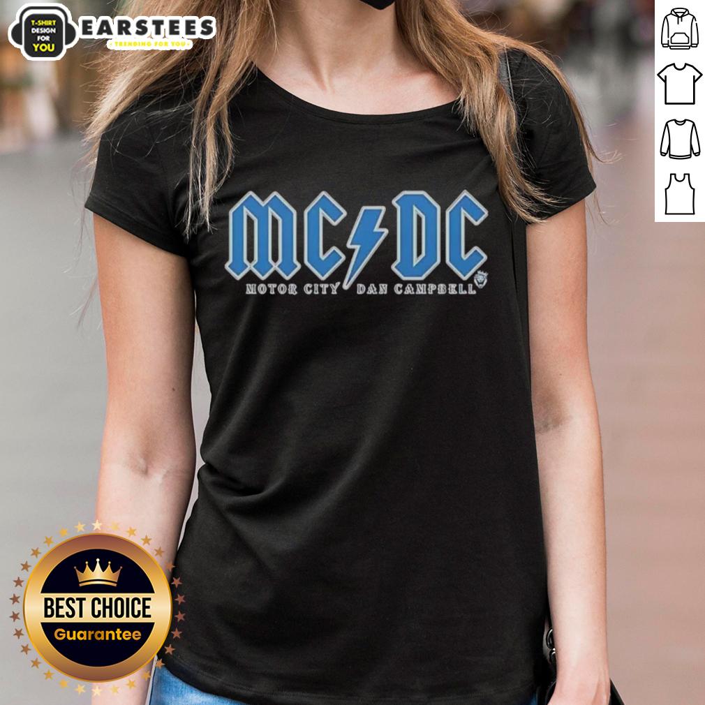 Good Detroit Lions MCDC Motor City And Dan Campbell T-Shirt - Image 3
