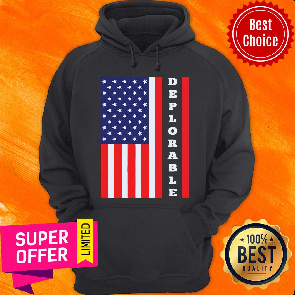 Funny American Flag Flag Deplorable Unisex Shirt - Image 2