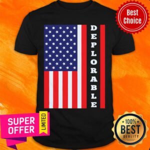 Funny American Flag Flag Deplorable Unisex Shirt