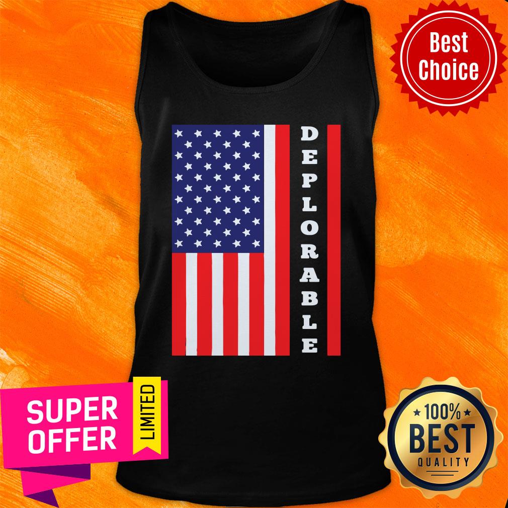 Funny American Flag Flag Deplorable Unisex Shirt - Image 4