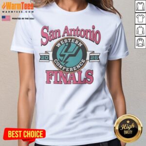 Alternative view of San Antonio Spurs Western Conference Finals 2026 NBA Graphic Shirt