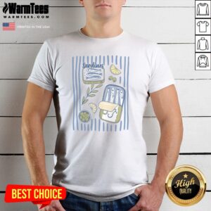 Sardines Tin Coastal Mediterranean Seafood Shirt