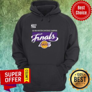 Alternative view of Los Angeles Lakers 2020 NBA Western Conference Champions Shirt
