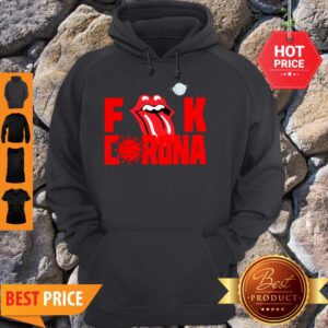 Alternative view of Logo Rolling Stones Fuck Corona Shirt