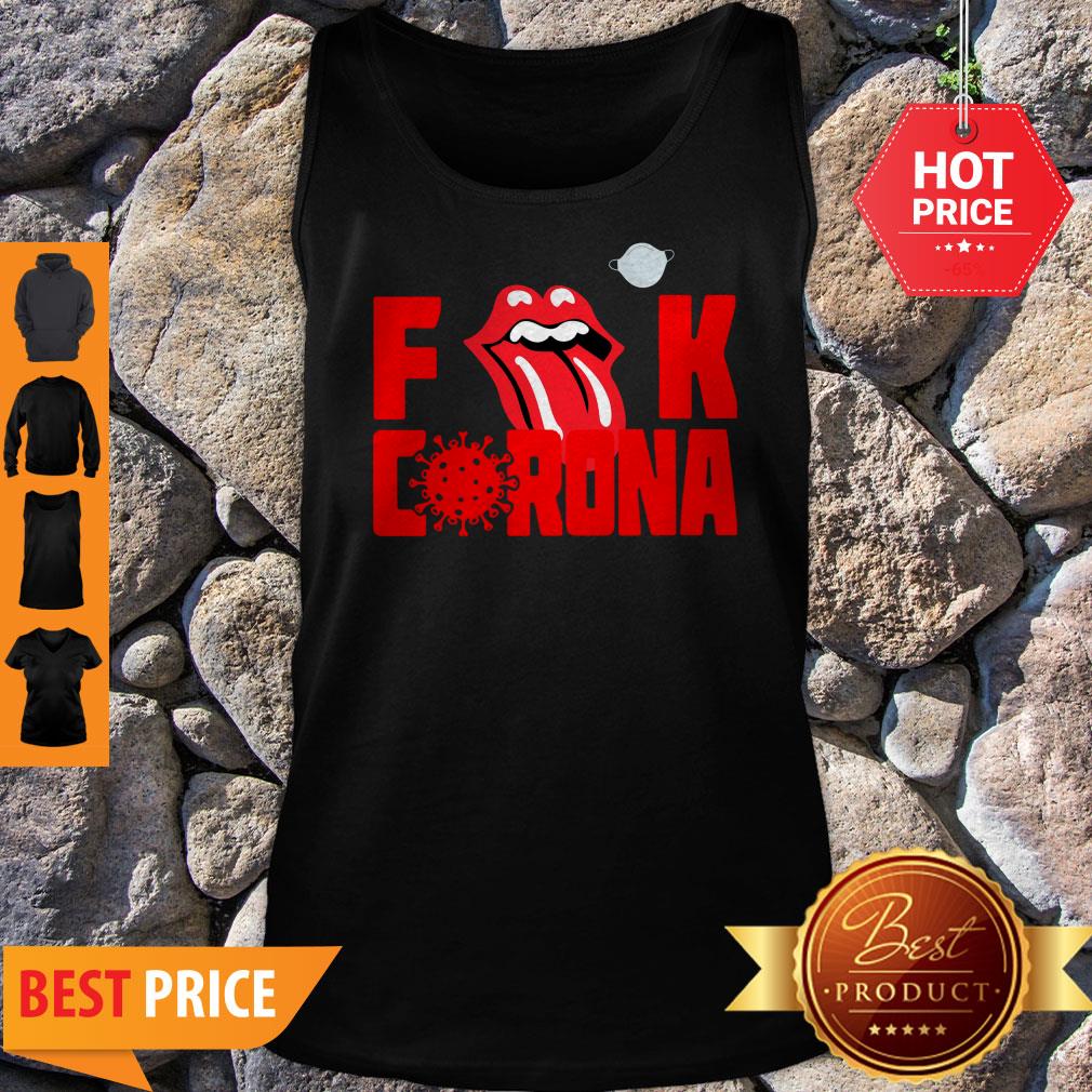 Logo Rolling Stones Fuck Corona Shirt - Image 4