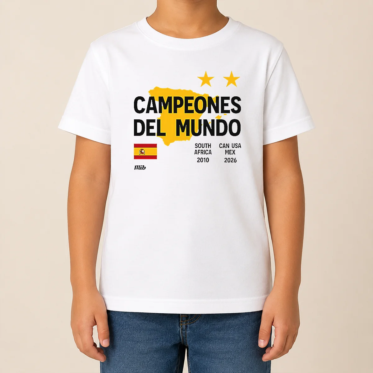 Top Spain Campeones Del Mundo 2010 South Africa And 2026 World Cup Shirt - Image 9