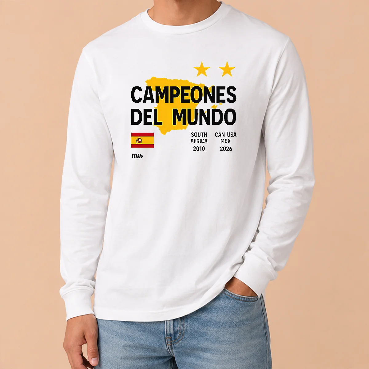 Top Spain Campeones Del Mundo 2010 South Africa And 2026 World Cup Shirt - Image 6