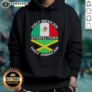 Alternative view of Top Half Mexican Half Jamaican Flag Mashup Perfection T-Shirt