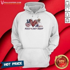 Alternative view of Peace Love Trump Salt Bae 4th Of July Shirt