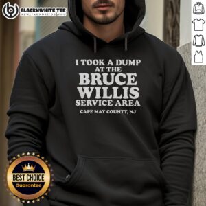 Alternative view of Original I Took A Dump At The Bruce Willis Service Area Cape May County NJ T-Shirt