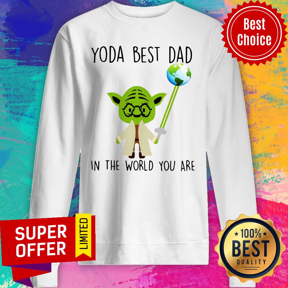 Awesome Baby Yoda Bes Dad In The World You Are Shirt - Image 2