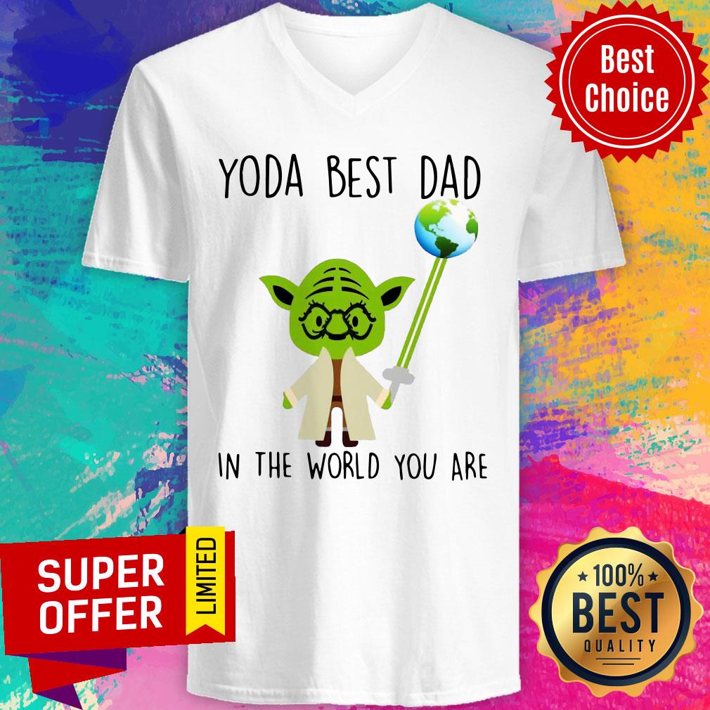 Awesome Baby Yoda Bes Dad In The World You Are Shirt - Image 4