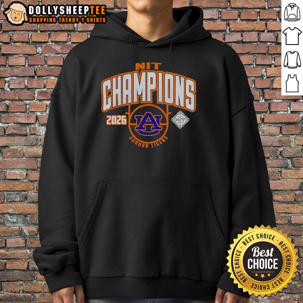 Official Auburn Tigers Men's Basketball NIT Champions 2026 T-Shirt - Image 2