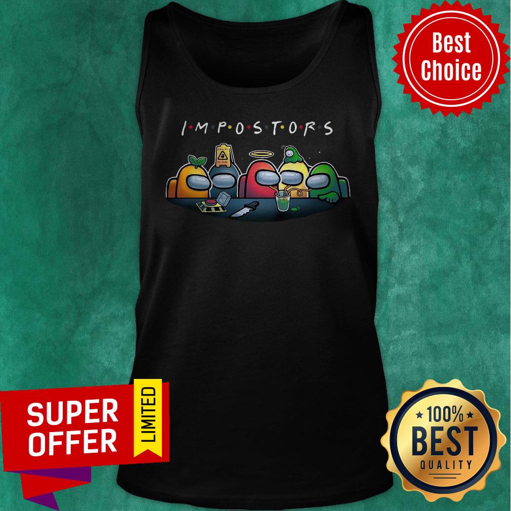 Top Among Us Friends Impostor Shirt - Image 4