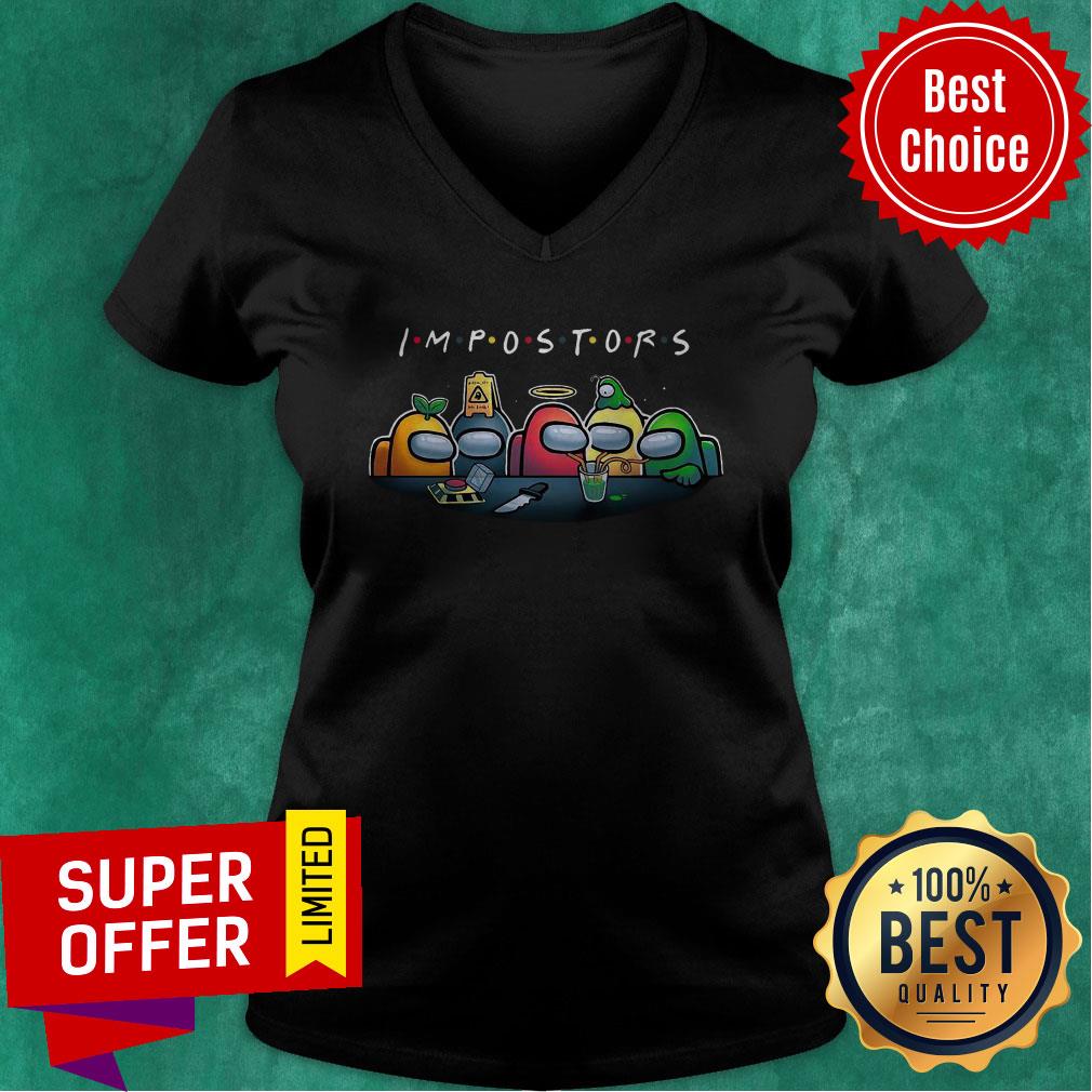 Top Among Us Friends Impostor Shirt - Image 3