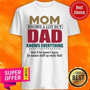 Mom Knows A Lot But Dad Knows Everything Shirt