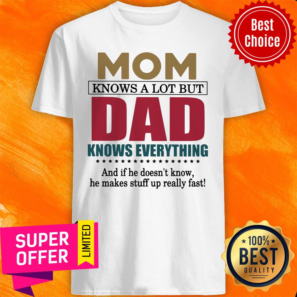 Mom Knows A Lot But Dad Knows Everything Shirt