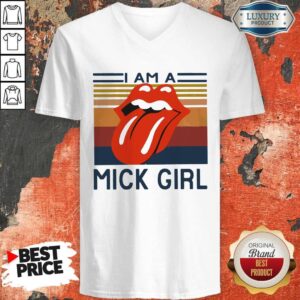 Alternative view of The Rolling Stones I Am A Mick Girl Vintage Shirt