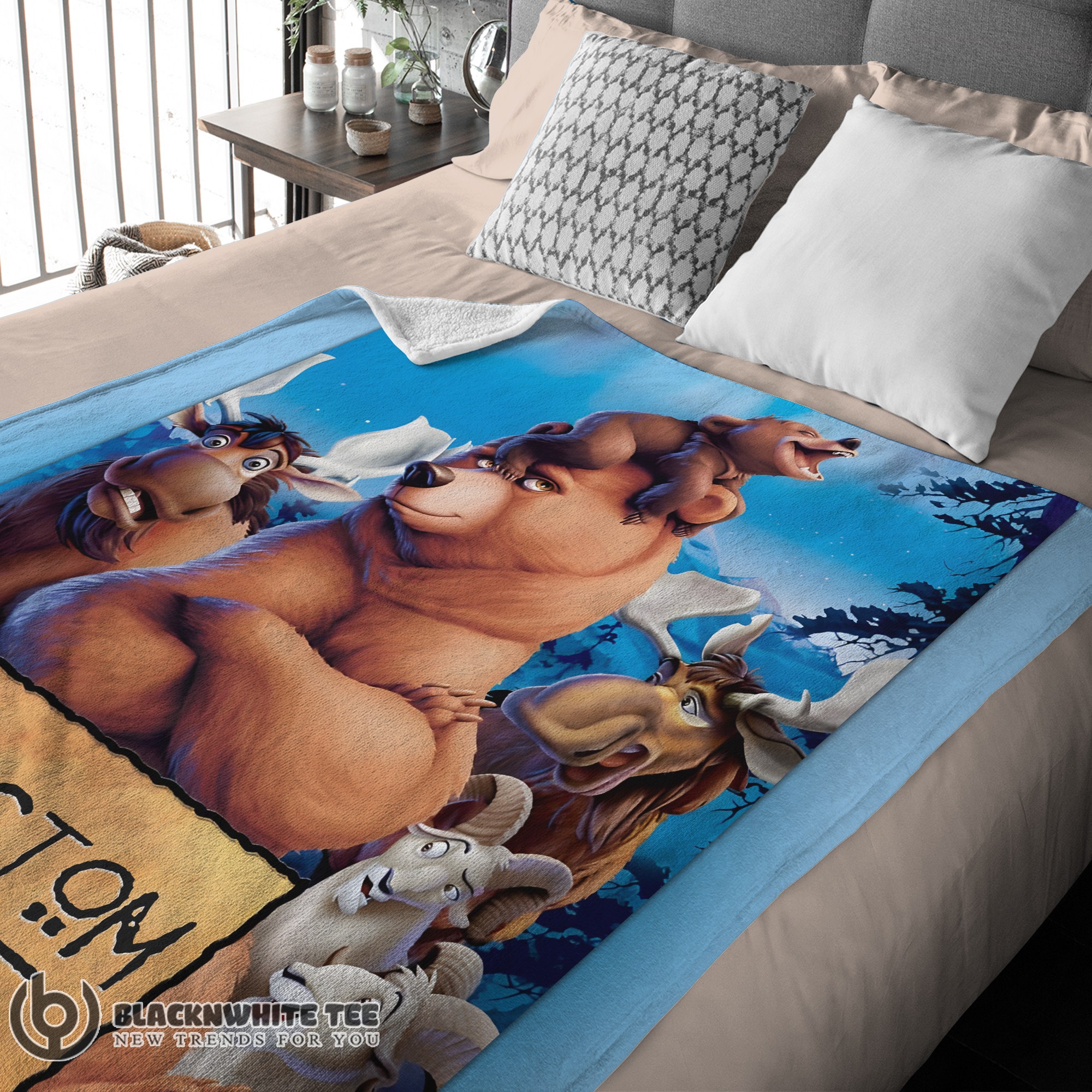 Perfect Good Disney Brother Bear Poster Blanket Fleece Customized Blanket - Image 3