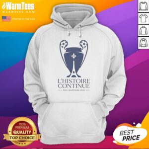 Alternative view of Good Paris Saint Germain L'Histoire Continue League UCL 2026 Trophy Shirt