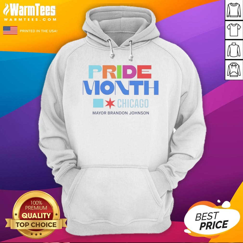Nice Pride Month Chicago Mayor Brandon Johnson Shirt - Image 2