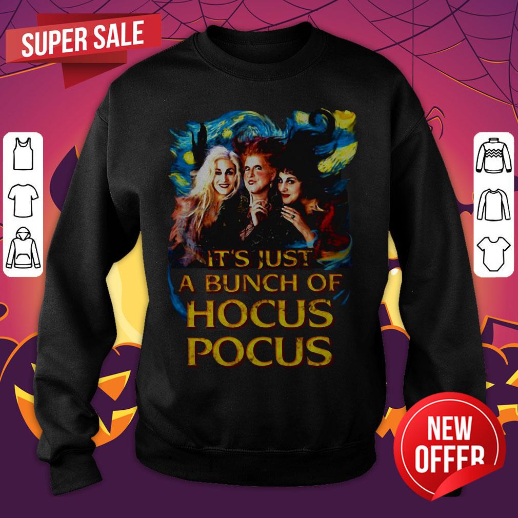 Starry Night It'S Just A Bunch Of Hocus Pocus Shirt - Image 2