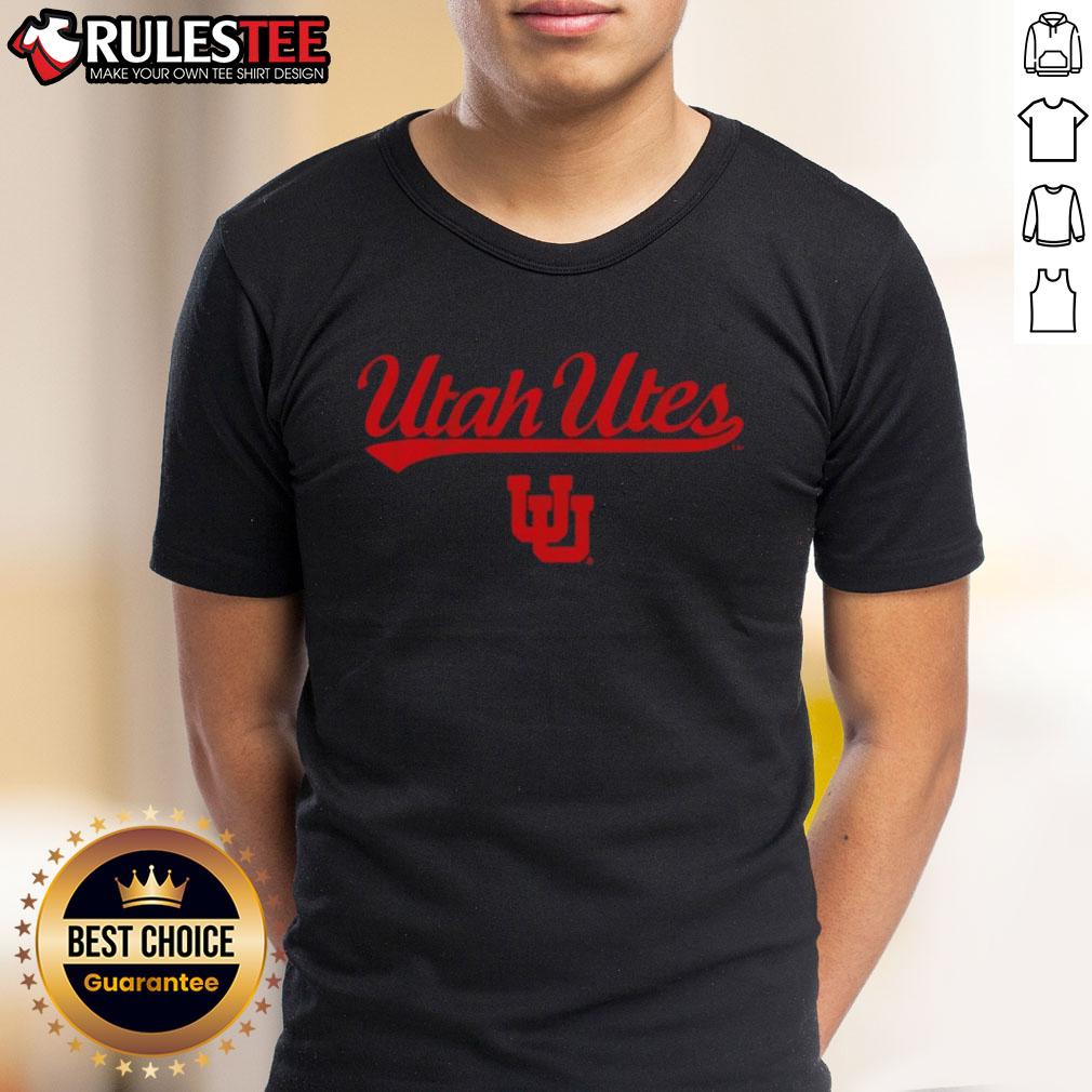Awesome Utah Utes Football Wordmark Logo Vintage T-Shirt