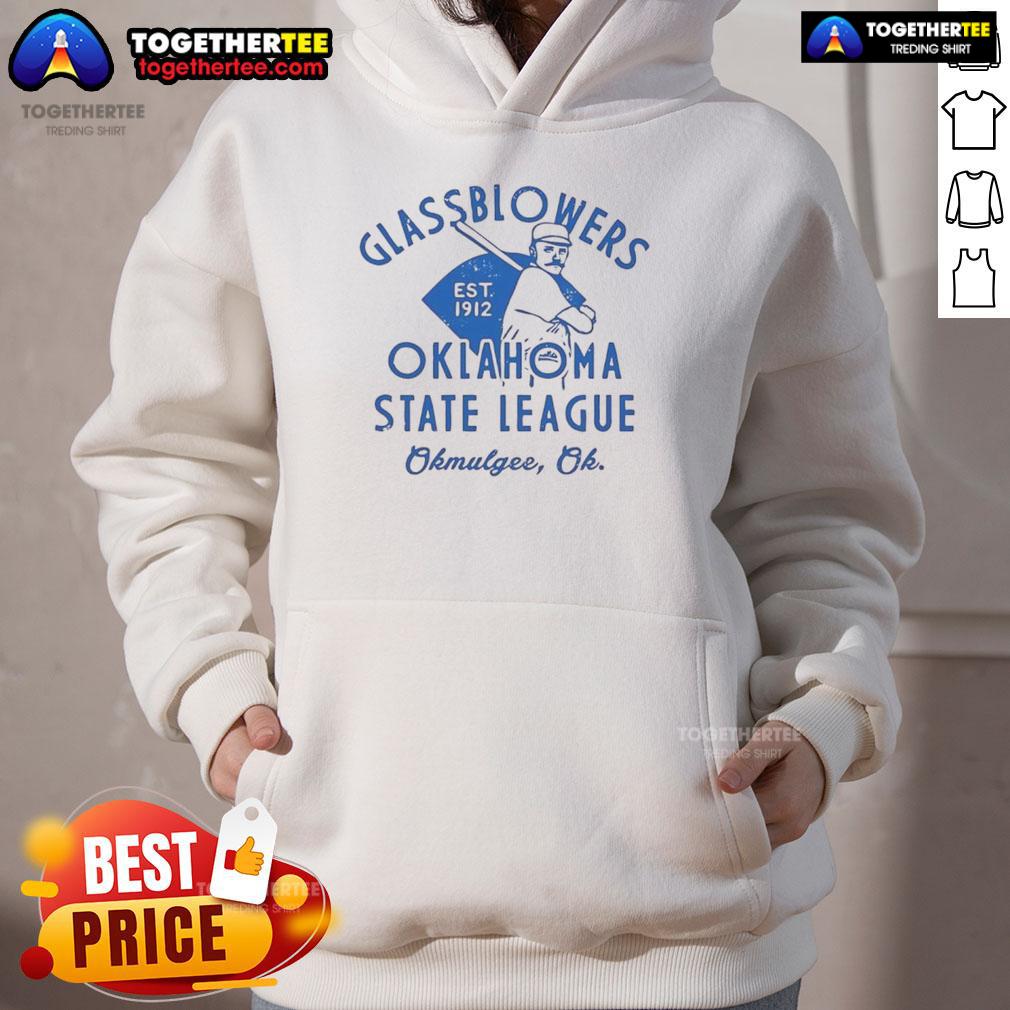 Top Okmulgee Glassblowers Oklahoma Baseball T-Shirt - Image 2