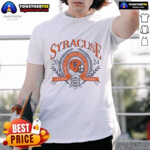 Official 84 Blanc Orange Syracuse Holiday Bowl T-Shirt